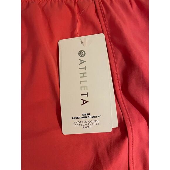 NWT Athleta Mesh Racer Run Short Coral AND Black Run With It 3.5 in. Short‎ 3X - Picture 5 of 13